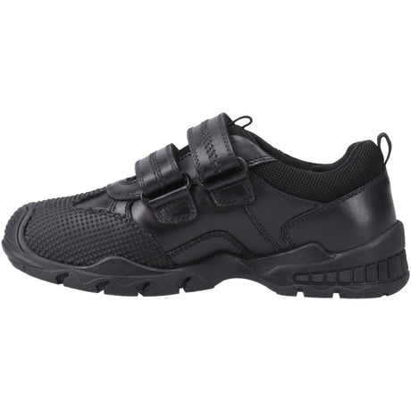 Hush Puppies Mens Tristen Touch Fastening Snr Black