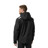Helly Hansen Sport Mens Crew Hooded Midlayer Sailing Jacket 2.0 Black