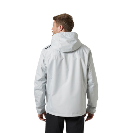 Helly Hansen Sport Mens Crew Hooded Midlayer Sailing Jacket 2.0 Grey Fog