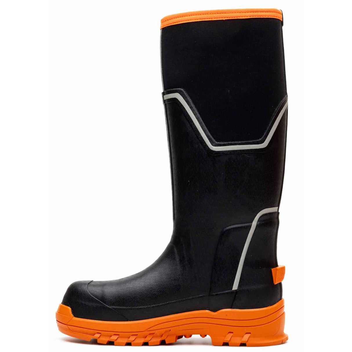 Muck Boots Womens Grit S5 Safety Wellington Black/Orange