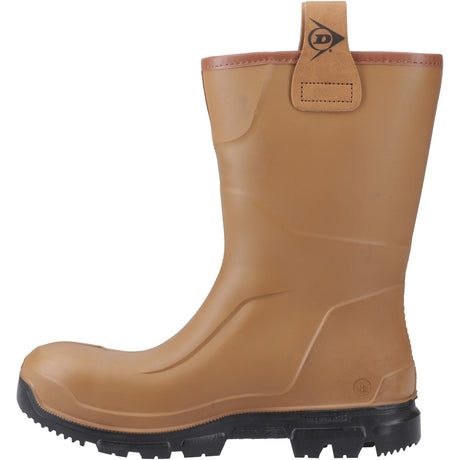 Dunlop Unisex Purofort RigPRO Full Safety Wellington Brown/Black