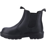 Amblers Safety Unisex FS116 Hardwearing Pull on Safety Dealer Boot Black