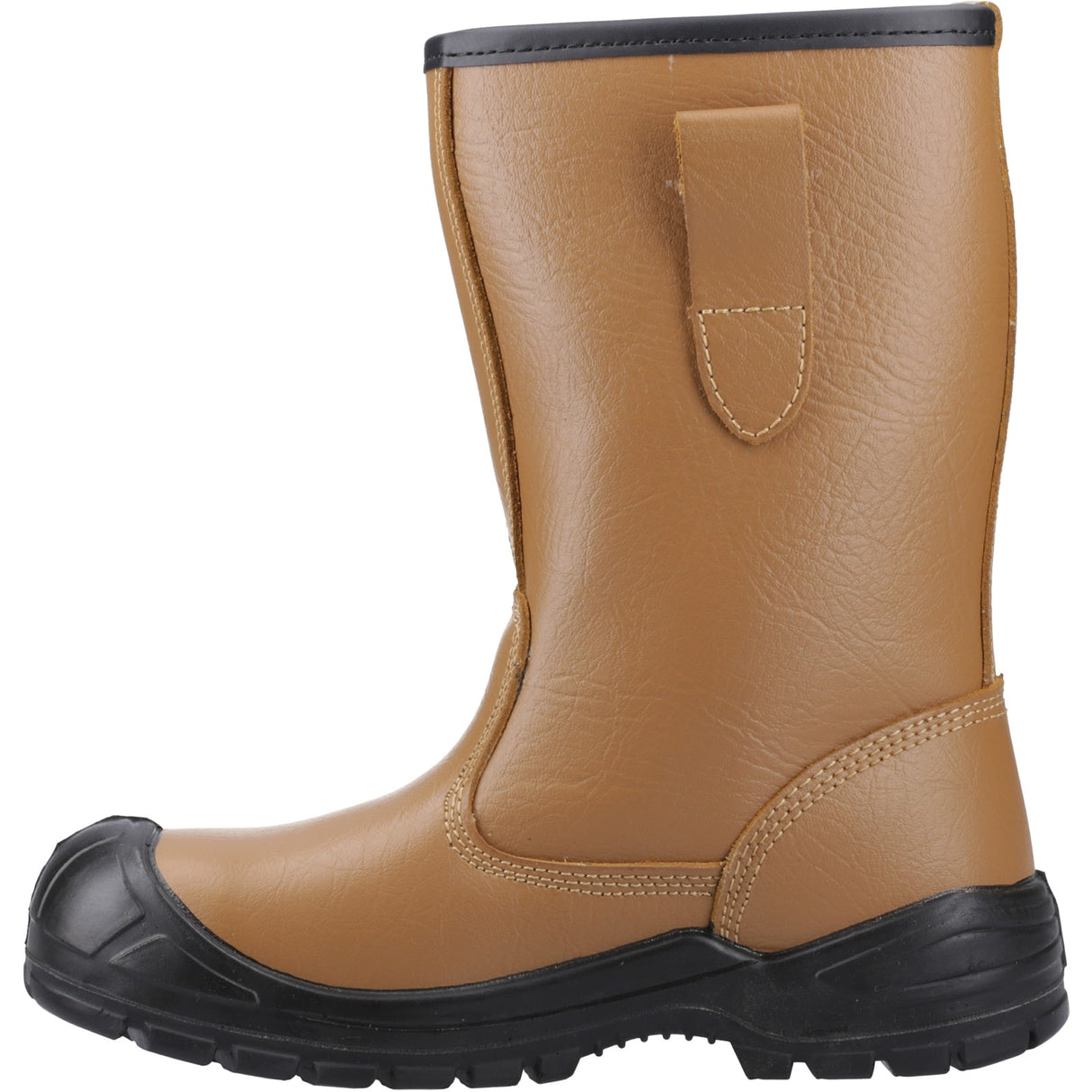 Amblers Safety Unisex FS142 Water Resistant Pull On Safety Rigger Boot Tan