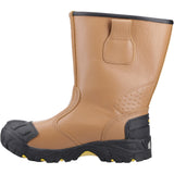 Amblers Safety Mens FS143 Waterproof pull on Safety Rigger Boot Tan