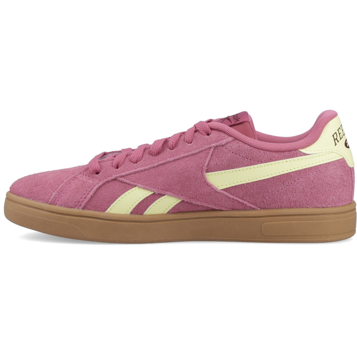 Reebok Womens REEBOK COURT RETRO STUDIOPINK/YEL/HAZE/BLKCHERRY