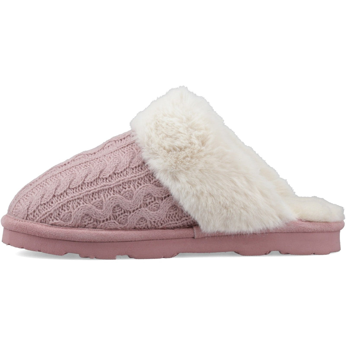 Bearpaw Womens RUMIE CABLE KNIT PEONY