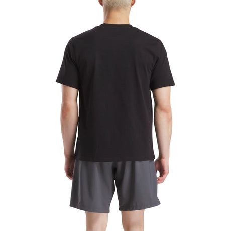 Reebok Mens CODY SMALL LOGO CREW NECK SS TEE BLACK