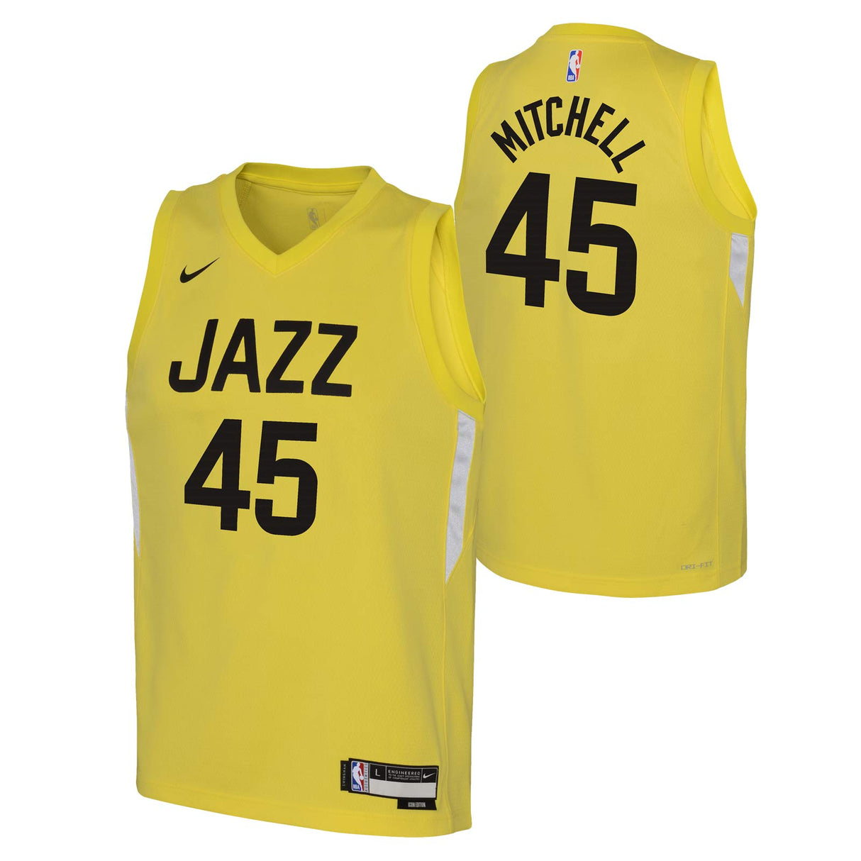 Nike Jazz Mitchell Kids Icon Swingman Jersey