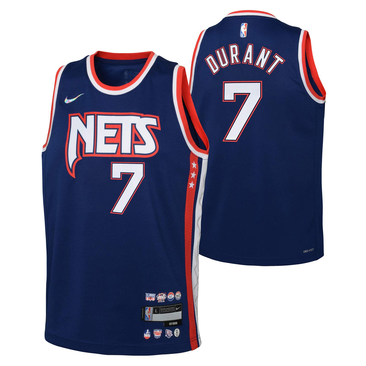 Nike Nets Durant Mixtape City Edition Swingman Kids Jersey