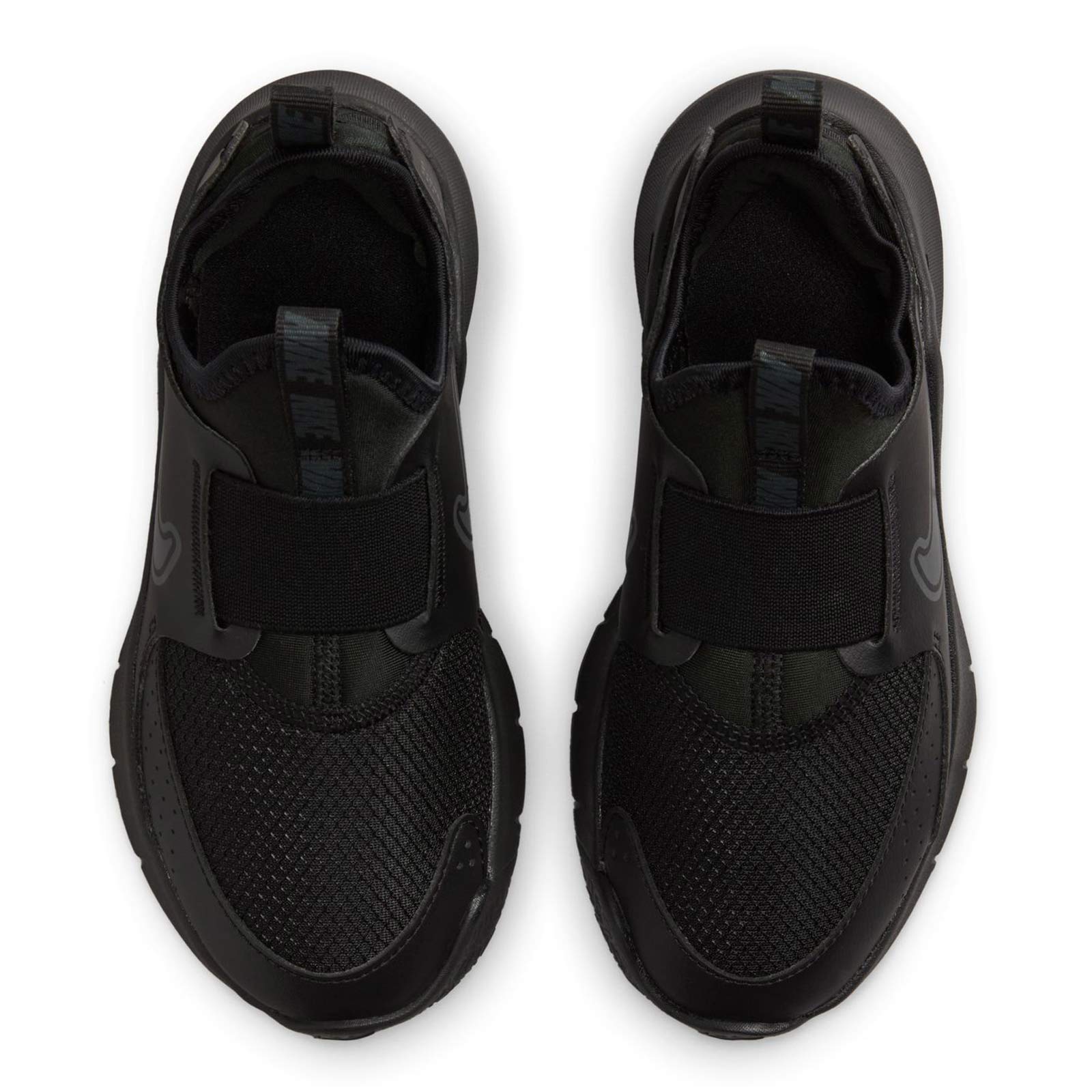 nike black flex runner youth trainers