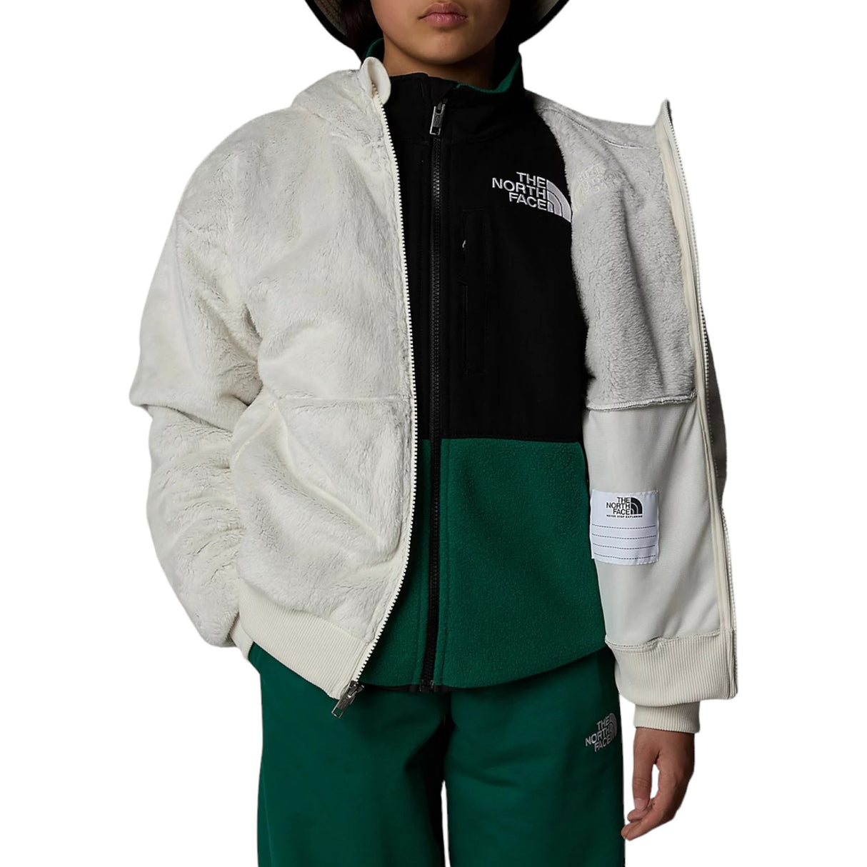 The North Face Osito Girls Full-Zip Hooded Fleece