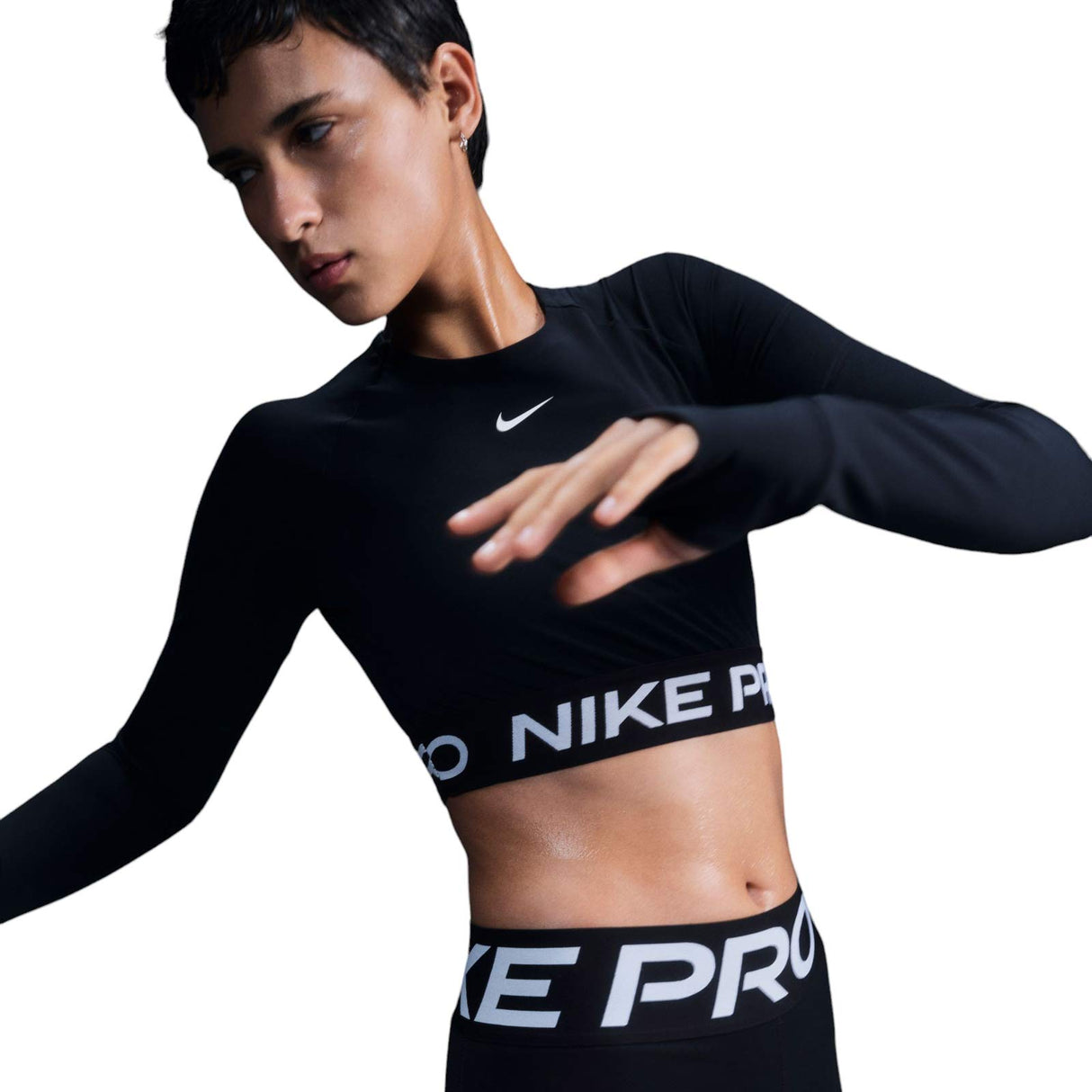 Nike Pro Nike Gym Zip Top Womens Nike Running Nike Black Womens