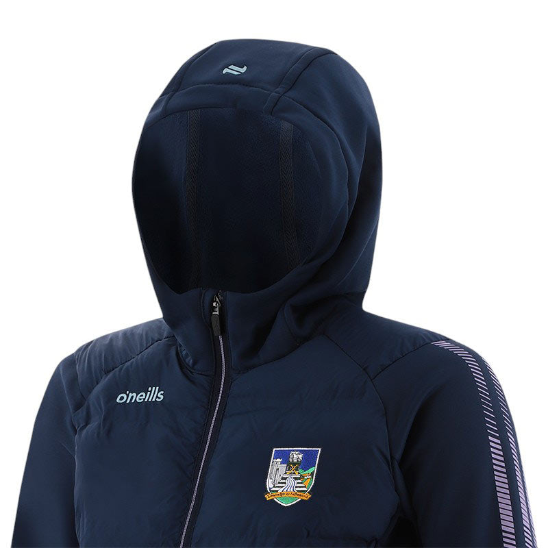 O'Neills Limerick GAA Dynamo Girls Hooded Padded Jacket