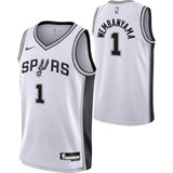 Nike Spurs Wembanyama 1 Association Kids Jersey