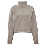 Nike One Womens Therma-FIT Oversized Half-Zip Fleece Top