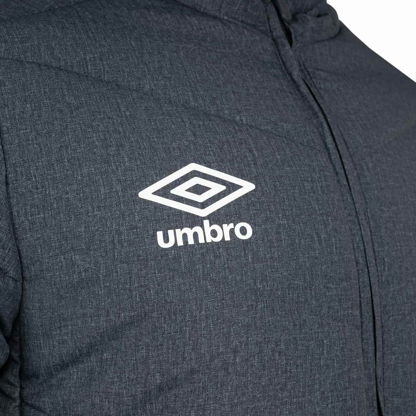 Umbro Padded Mens Full-Zip Hooded Jacket