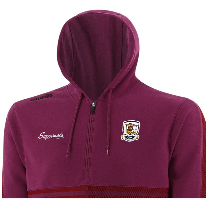 O'Neills Galway GAA Nepal Kids Half Zip Hoodie