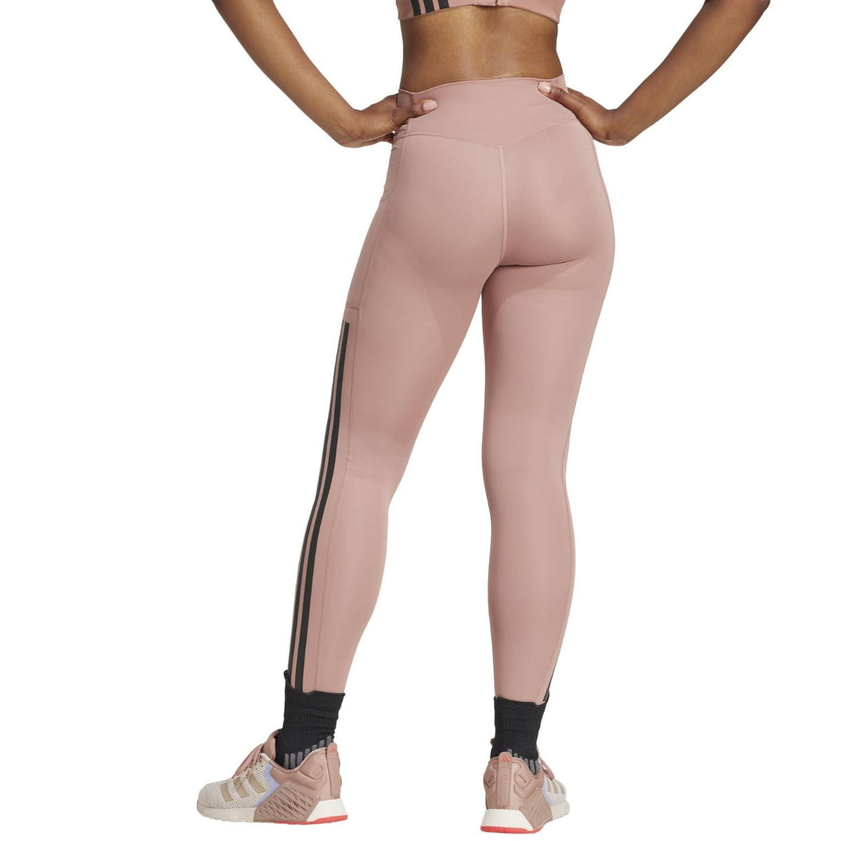 adidas Optime 3-Stripes Full-Length Leggings