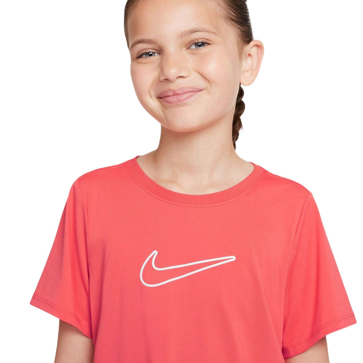 Nike One Fitted Kids Dri-Fit Short-Sleeve Top
