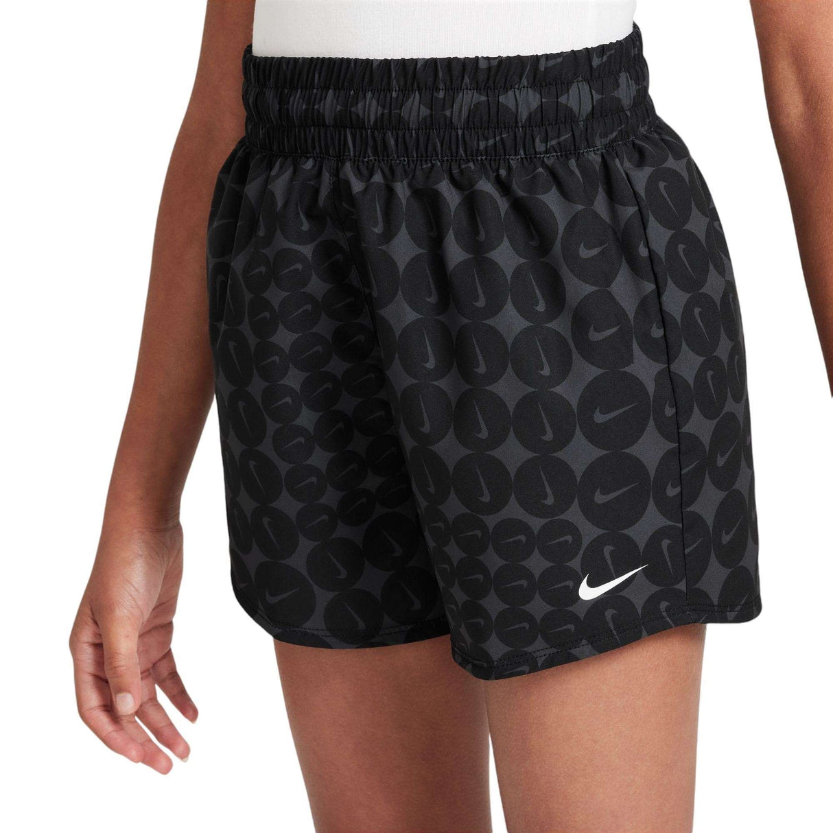 Nike One Kids Woven High-Waisted Shorts