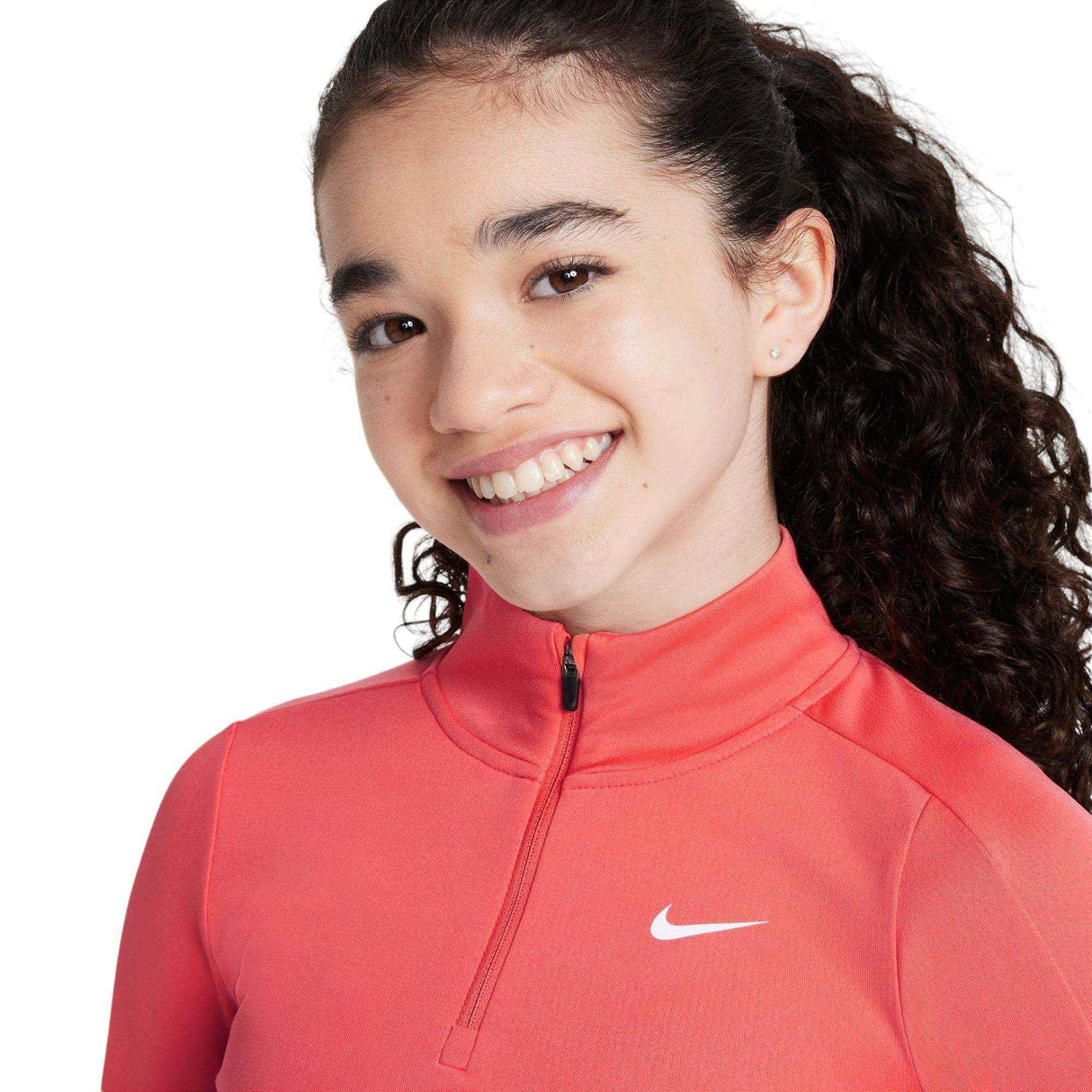Nike Dri-FIT Kids Long-Sleeve Half-Zip Top