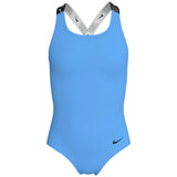 Nike Logo Tape Girls Crossback One Piece Swimsuit