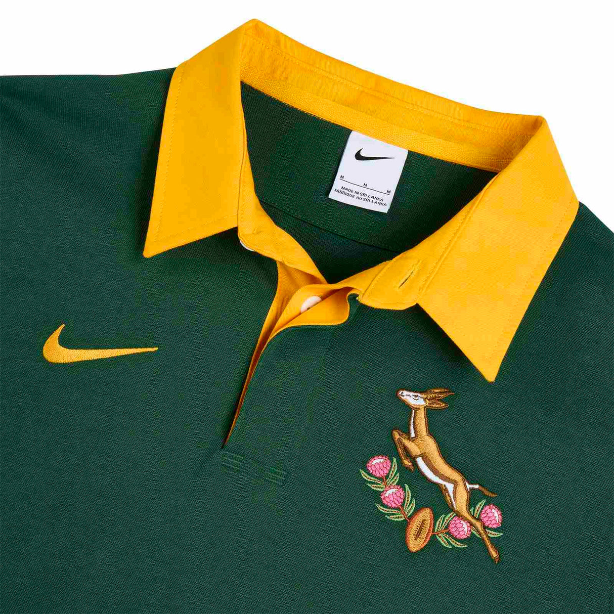 Nike Springboks 2025/26 Long Sleeve Mens Home Jersey