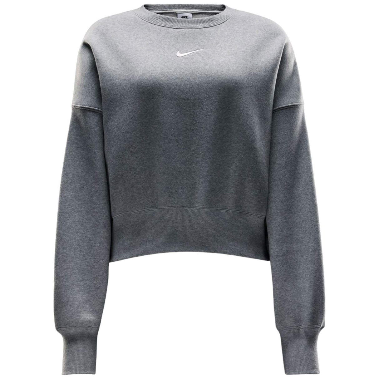 Shop Nike Nike Mini Swoosh Oversized Boxy Sweatshirt In Green Nike