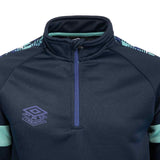 Umbro Formation Football Kids Half-Zip Training Top Close-Up Chest View