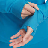 Under Armour Motion Womens Half-Zip Top Close Up Thumbholes