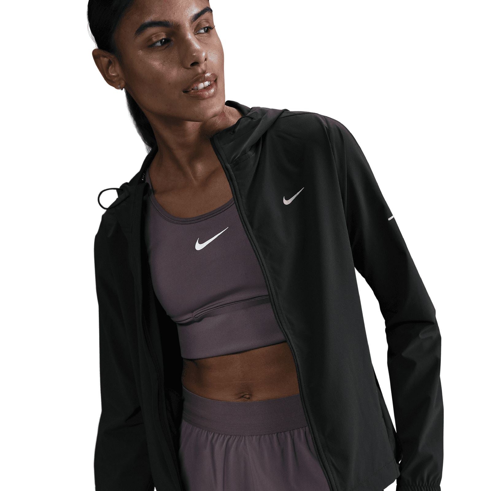 nike womens coat black