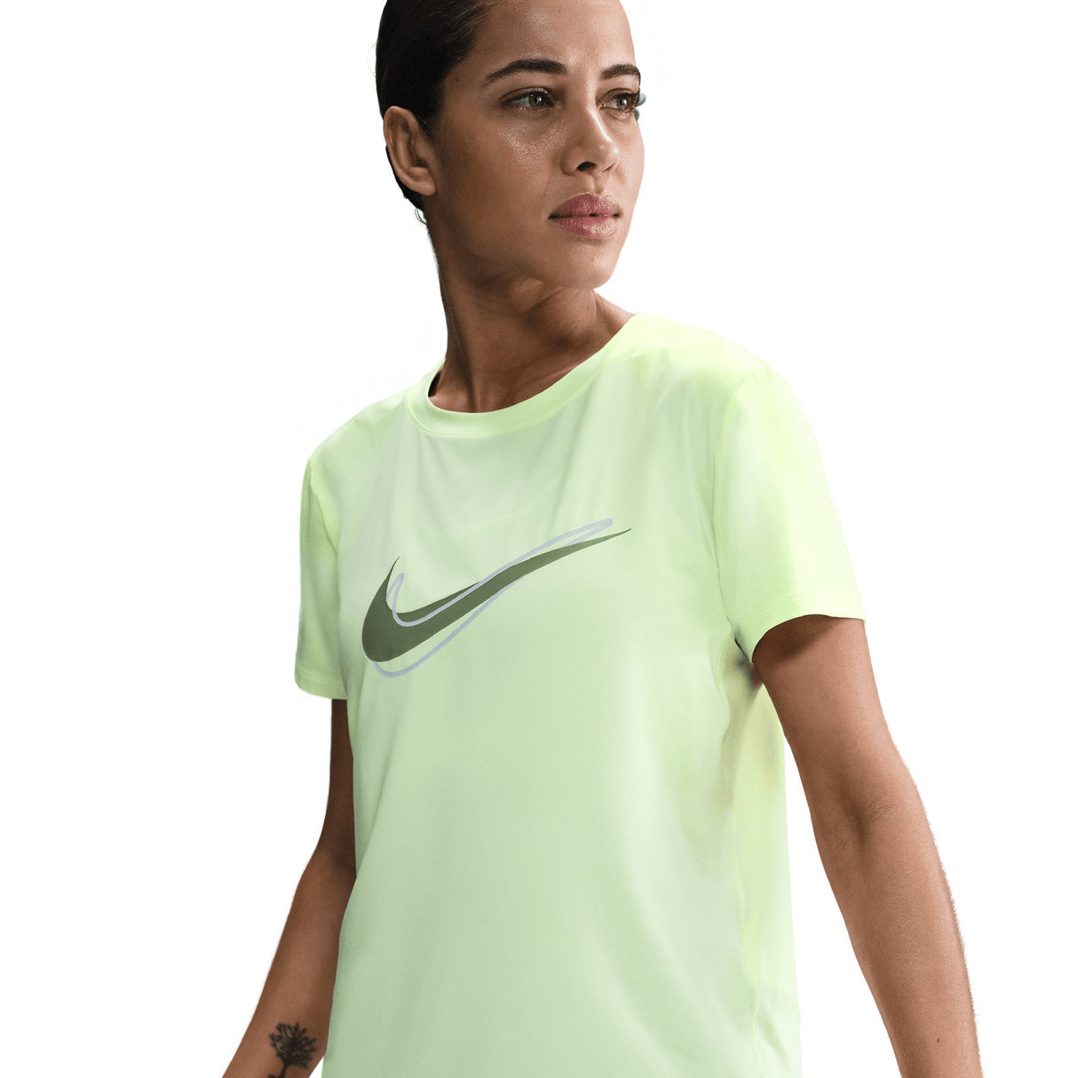 Nike One Swoosh Womens Tee Yellow