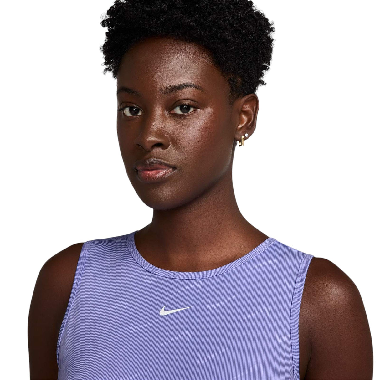Nike Pro Womens Dri-Fit Cropped Printed Tank Top