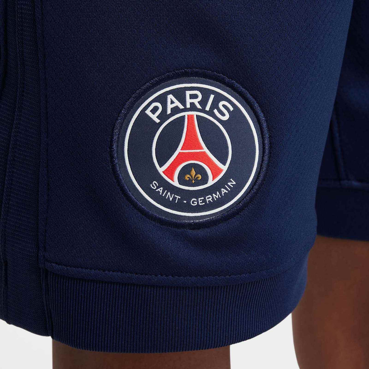 Nike Paris Saint-Germain 2025/26 Stadium Home Kids Dri-FIT Soccer Replica Short - Close up
