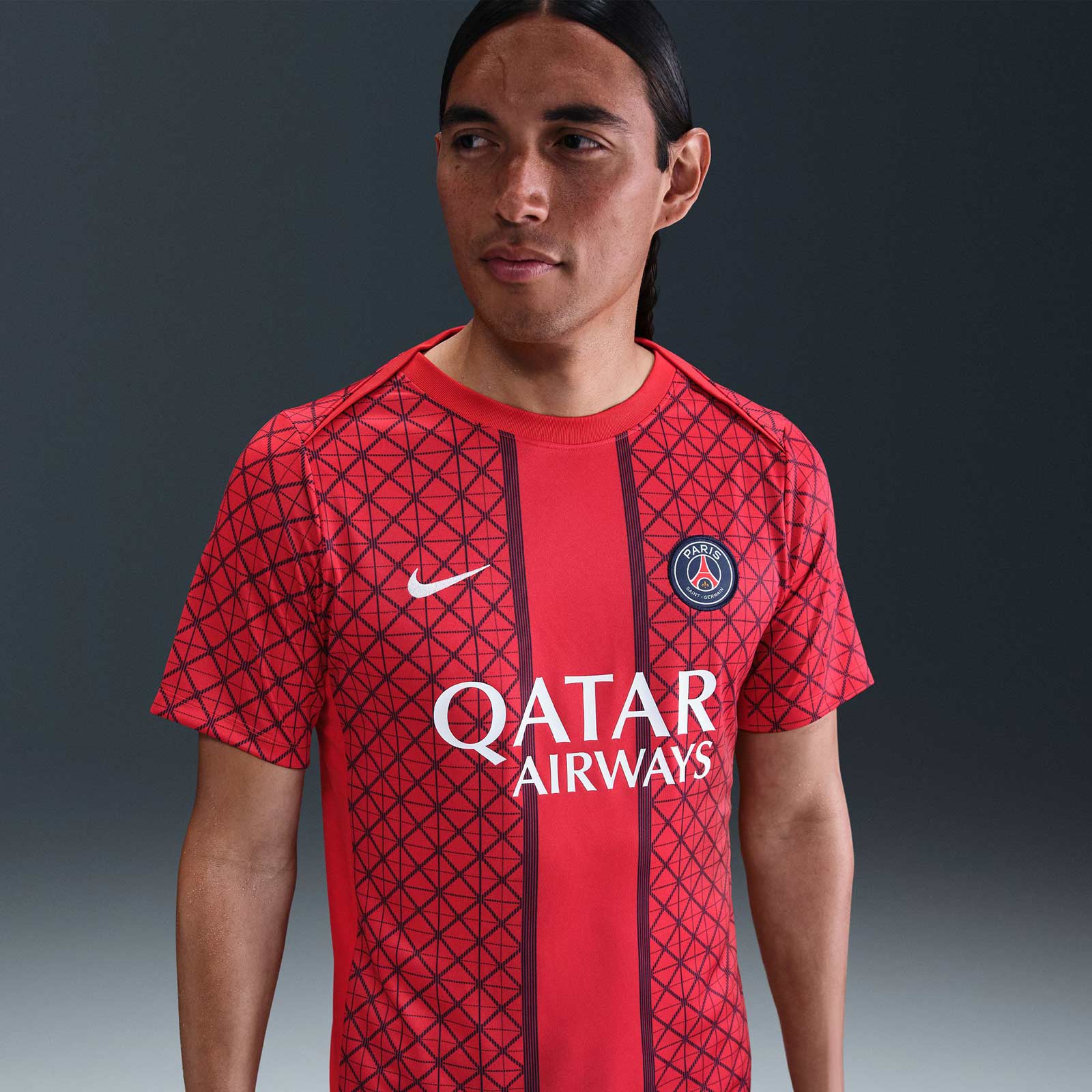 【10s_Archive】NIKE PSG Shirt Lavezzi Red 2012-13 Paris Saint-Germain Away Shirt Lavezzi #11 - 5/10 - (M)