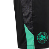 Castore FAI Ireland Football 2025/26 Kids Training Short Close-Up Ireland Football Logo View