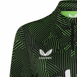 Castore FAI Ireland Football 2025/26 Womens Half-Zip Pre-Match Top Close-Up Castore Branding View