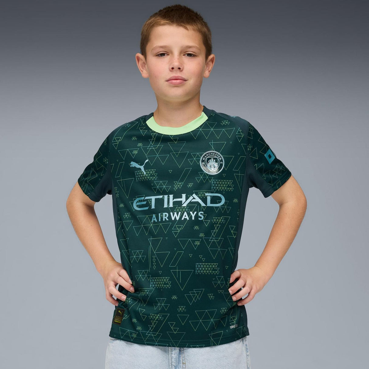 Puma Manchester City Football 2025/26 Kids 4th Replica Jersey