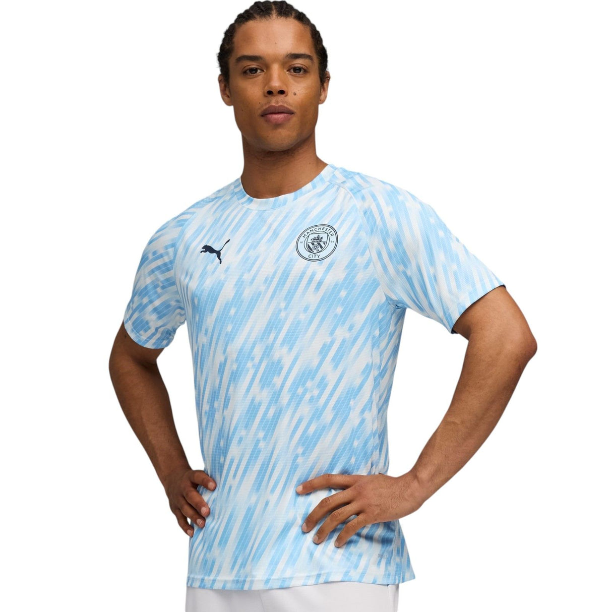 Puma Manchester City Football 2025/26 Mens Pre-Match Jersey
