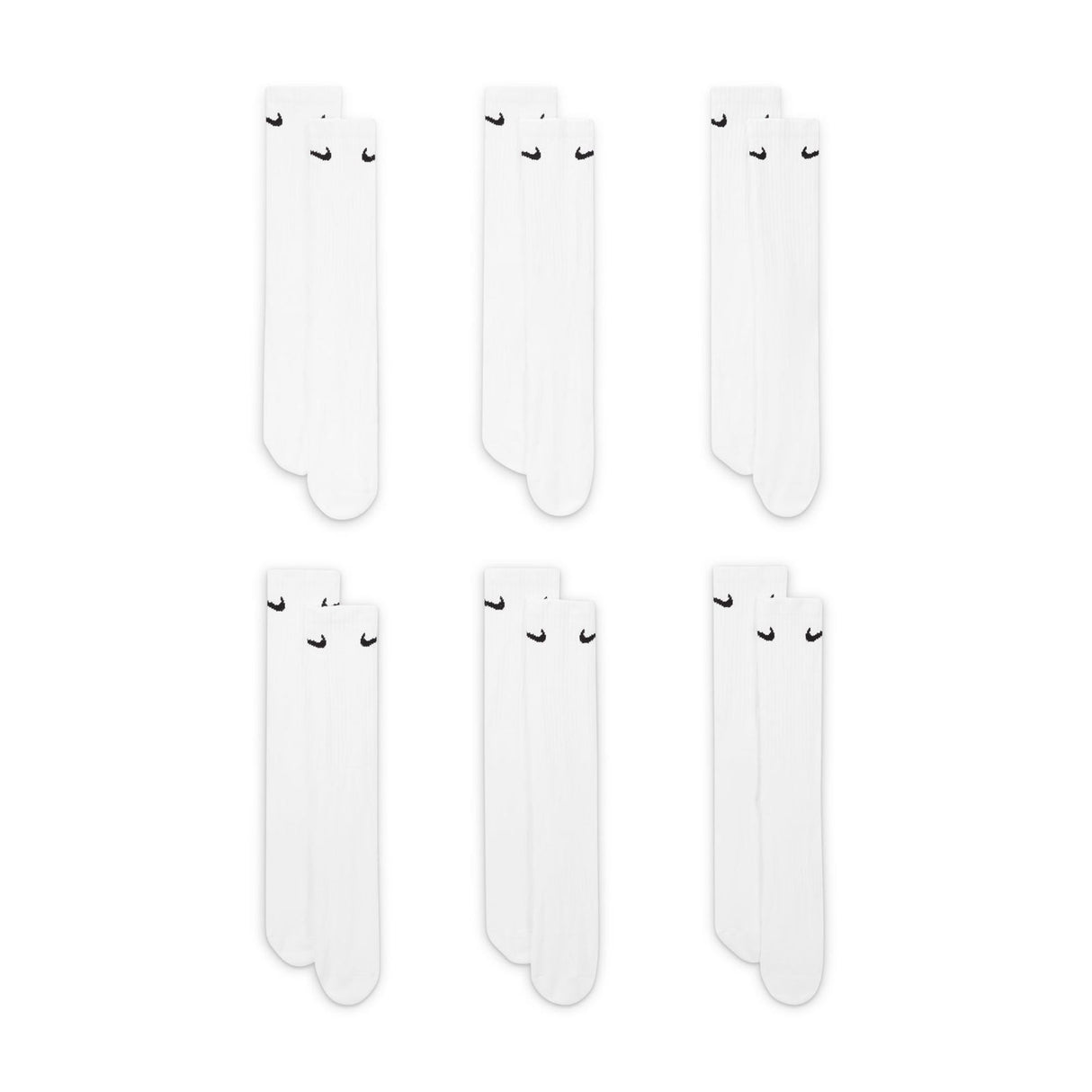 Nike Everyday Cushioned Crew Socks - 6 Pack