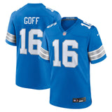 Nike Lions Home Jersey Goff 16 Blue