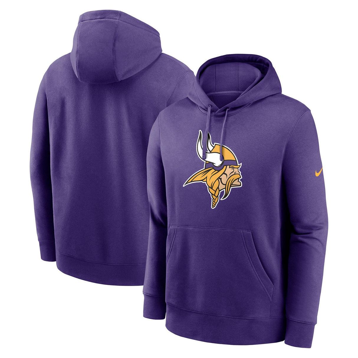 Nike Vikings Club Logo Hoodie Purple
