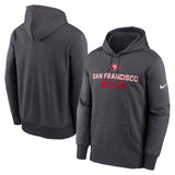 Nike 49ers Therma Hoodie Grey