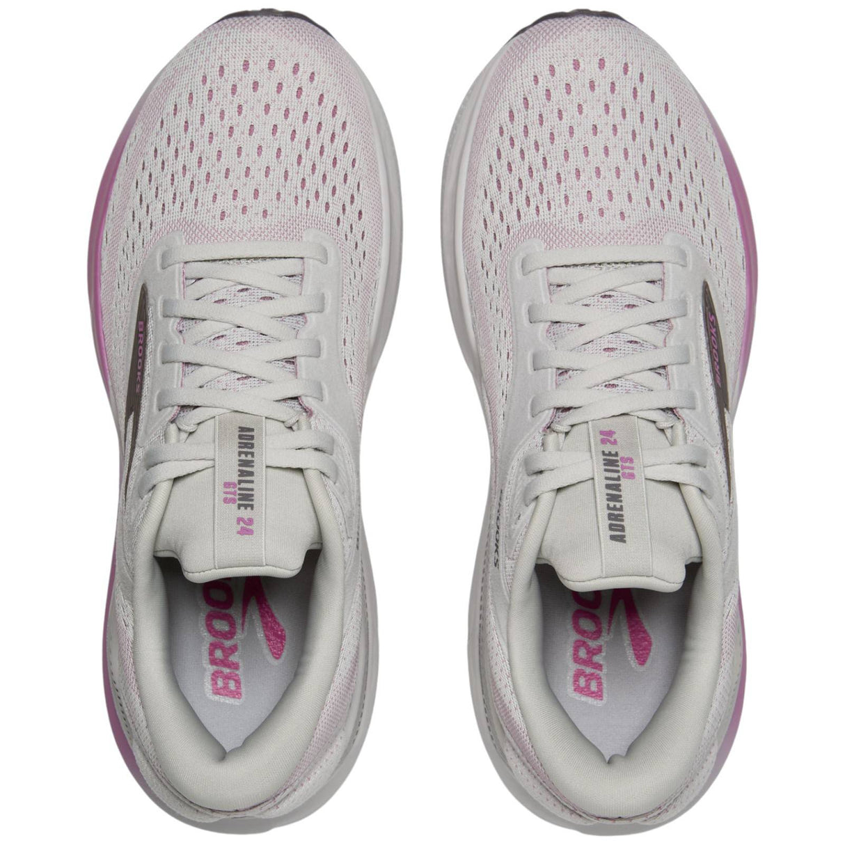 Brooks Womens Adrenaline GTS 24 Running Shoe - Top View