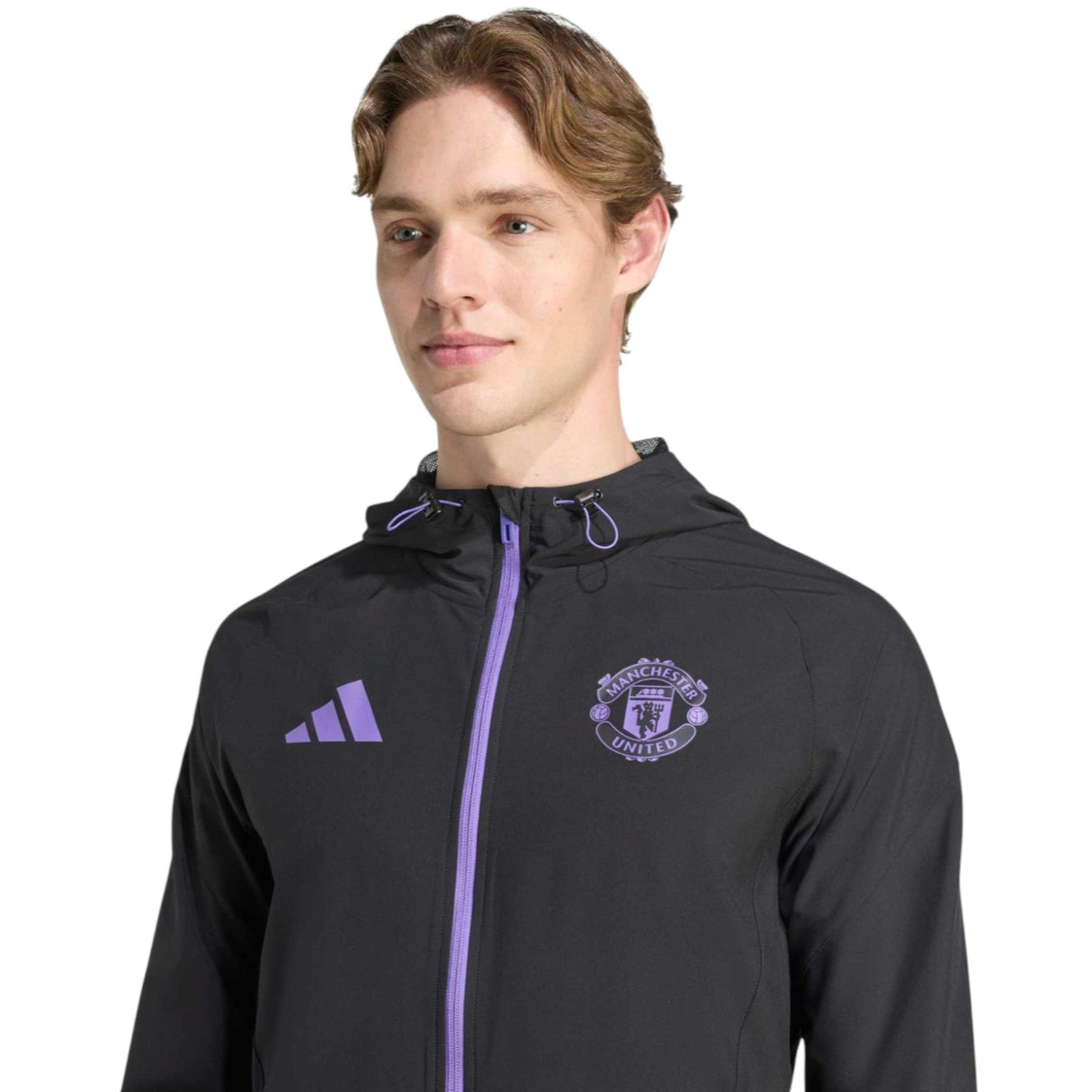 adidas Manchester United Tiro Football 2025/26 Adults Travel Jacket