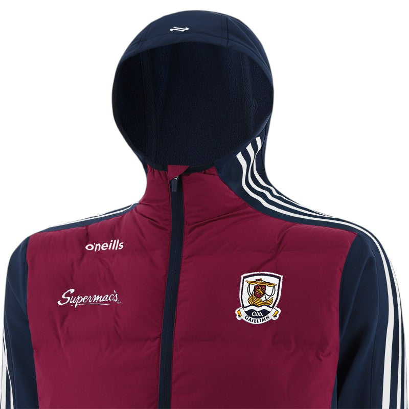 O'Neills Galway Hydra LW Hooded Jckt Mrn