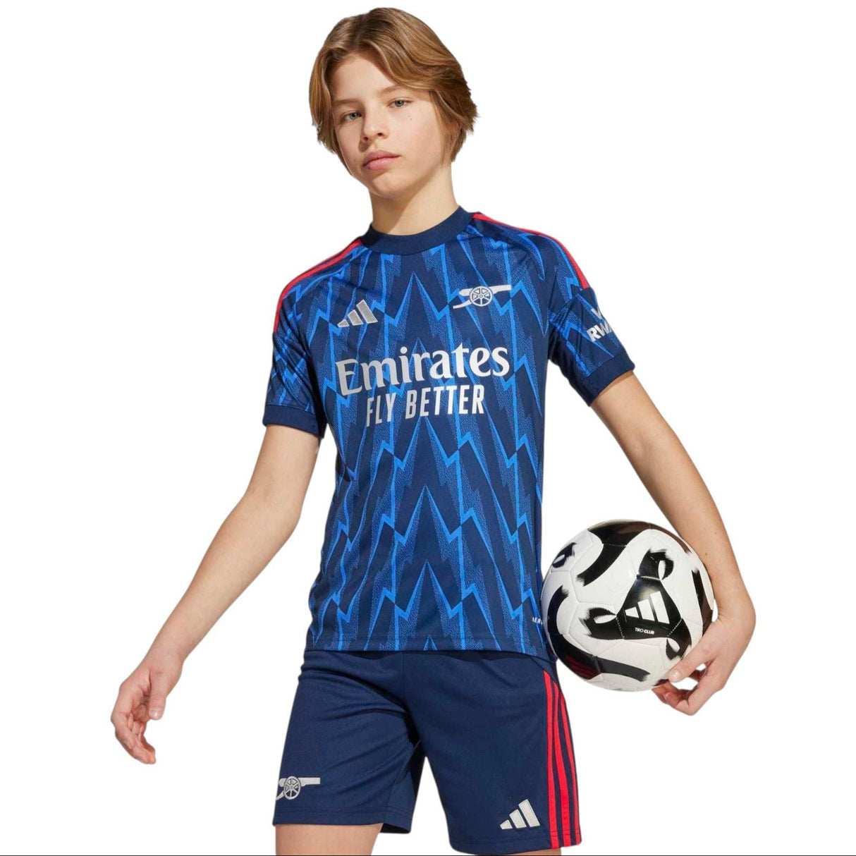 adidas Arsenal Football 2025/26 Kids SS Away Jersey