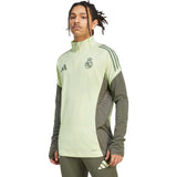 adidas Real Madrid Football 2025/26 Adults Half-Zip Top Model Front Side View