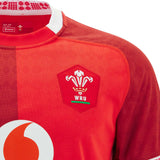 Macron Wales Rugby 2025/26 Kids Home Replica Jersey