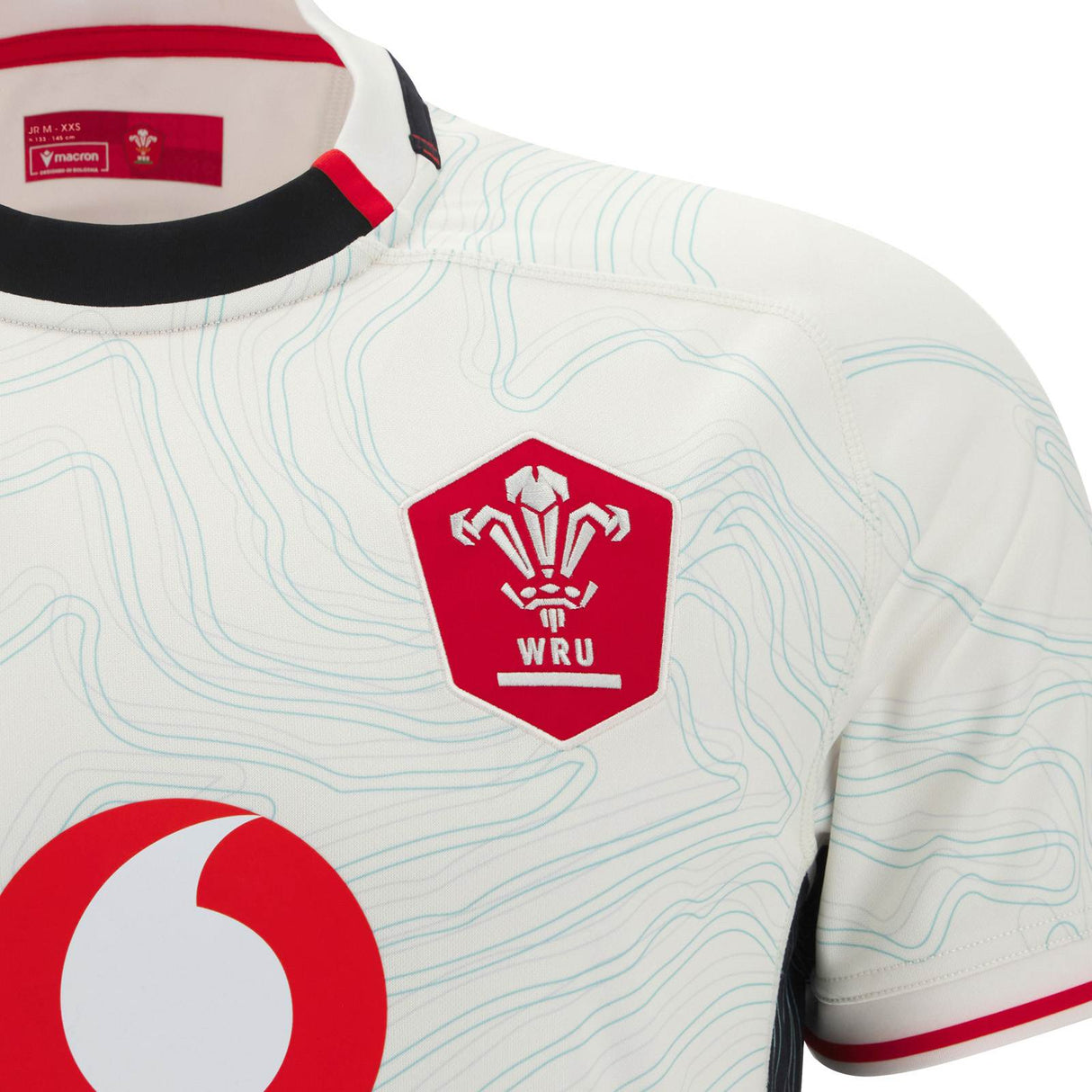 Macron Wales Rugby 2025/26 Kids Away Replica Jersey